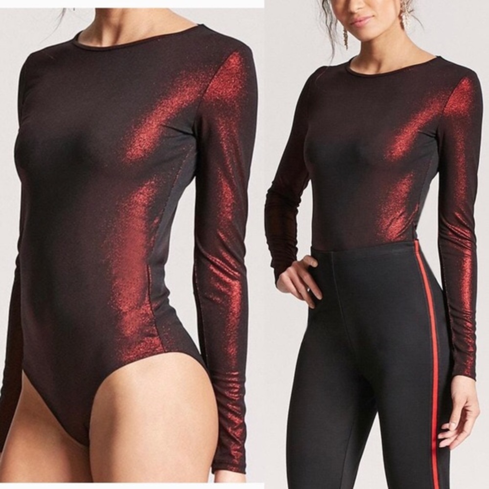 Forever 21 Sparkly Bodysuit